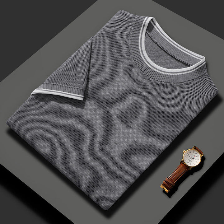 Calder Cotton Silk Short Sleeve Shirt