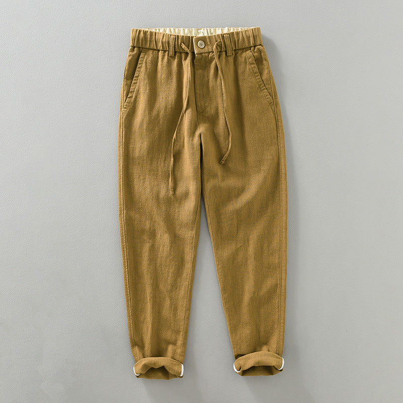 Elliot Linen-Cotton Trousers