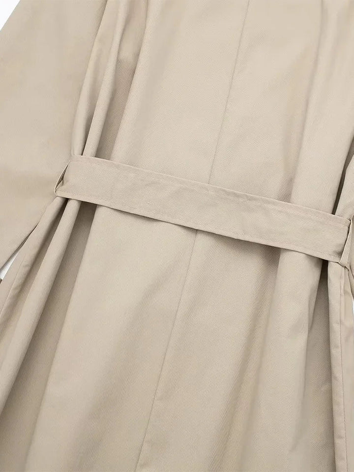 Alice | Women's Trench Coat with Belt and Lapels