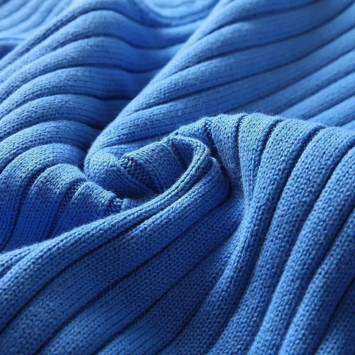 Ribbed Turtleneck Sweater