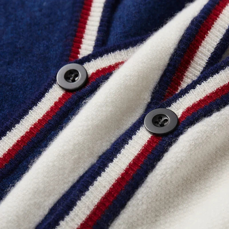 Charleston Cashmere Trim Cardigan