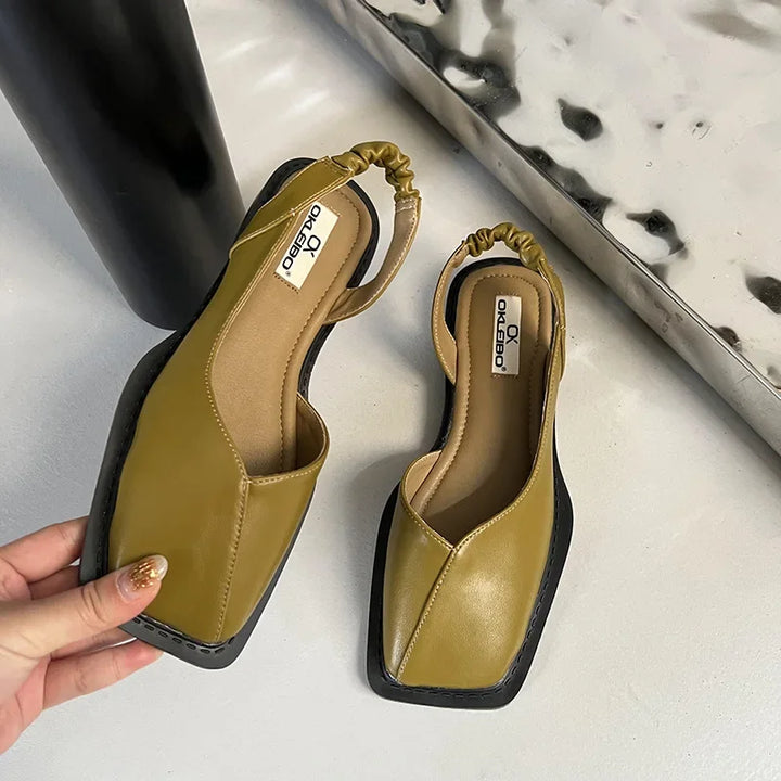 Celine Square Toe Flats