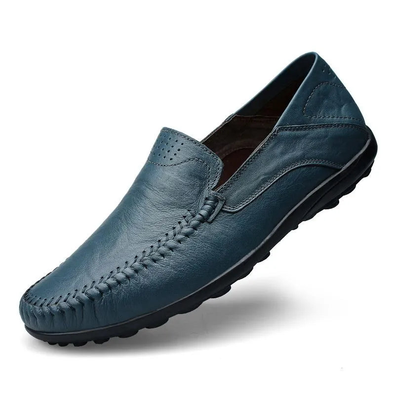 Aurelio Italian 100% Genuine Leather Slip-Ons
