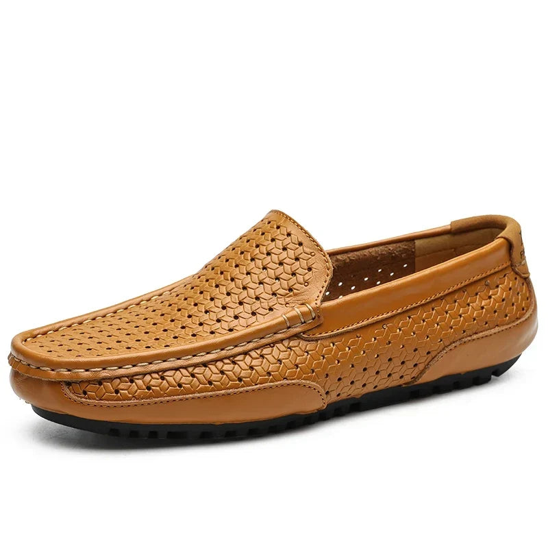 Edmond Genuine Leather Slip-Ons