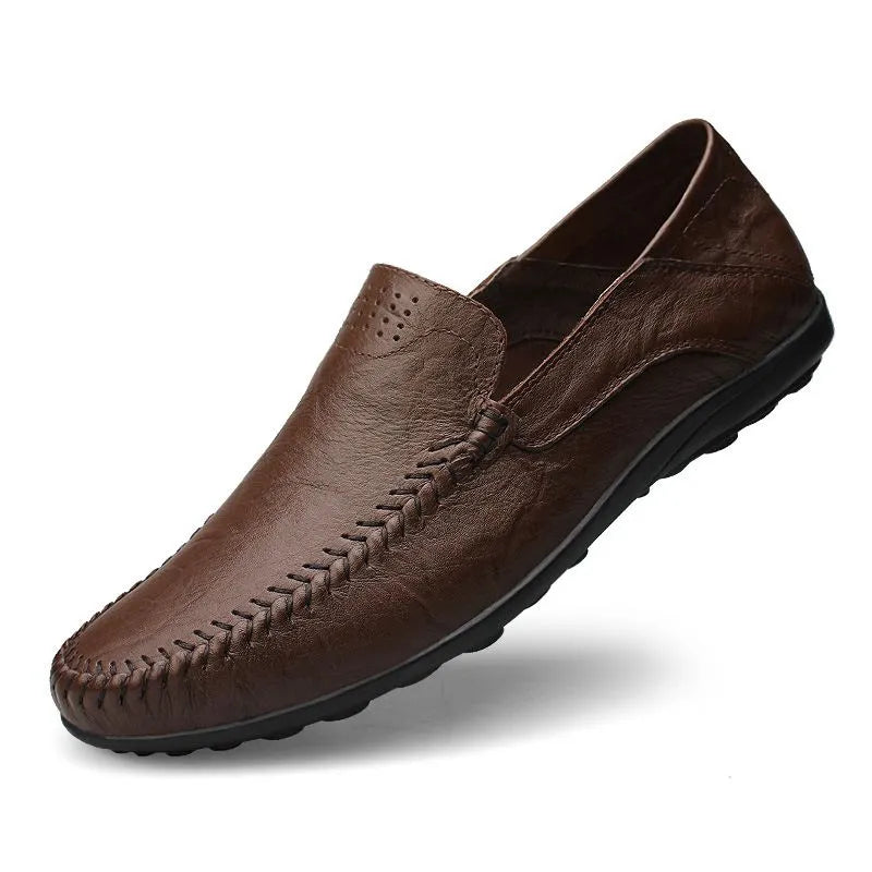 Aurelio Italian 100% Genuine Leather Slip-Ons
