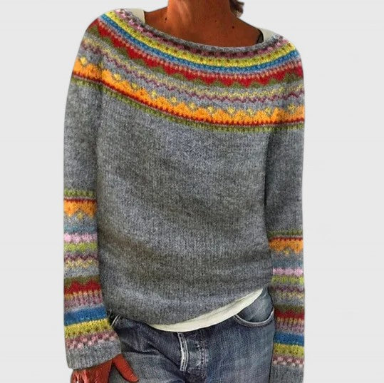 ELISE – NORDIC KNIT SWEATER