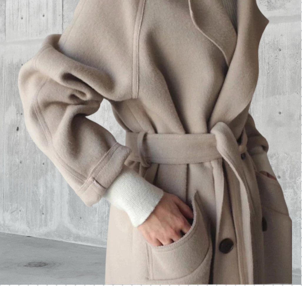 Sarah | Long Wool Coat