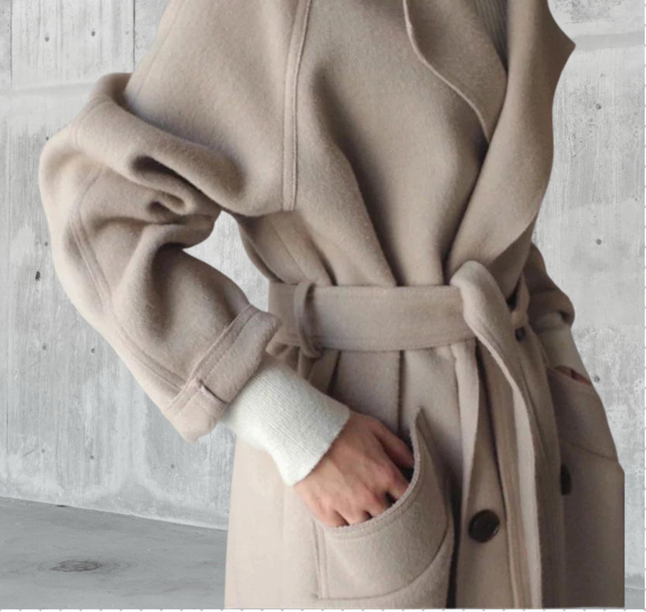 Sarah | Long Wool Coat