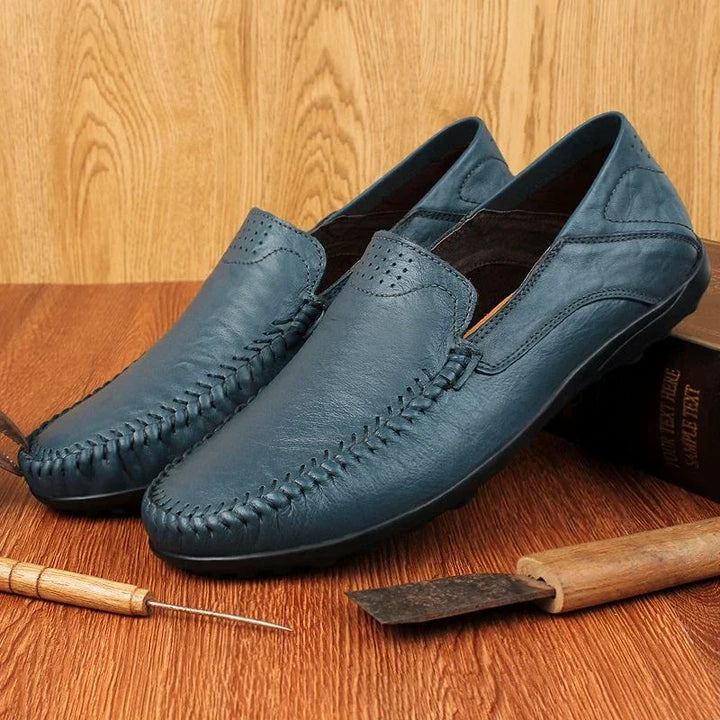 Aurelio Italian 100% Genuine Leather Slip-Ons