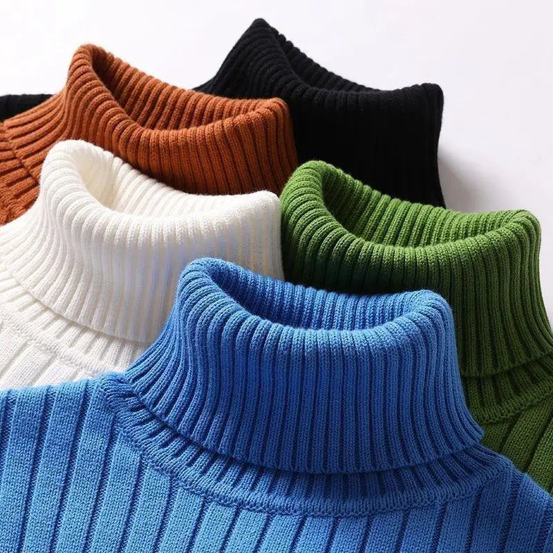 Ribbed Turtleneck Sweater
