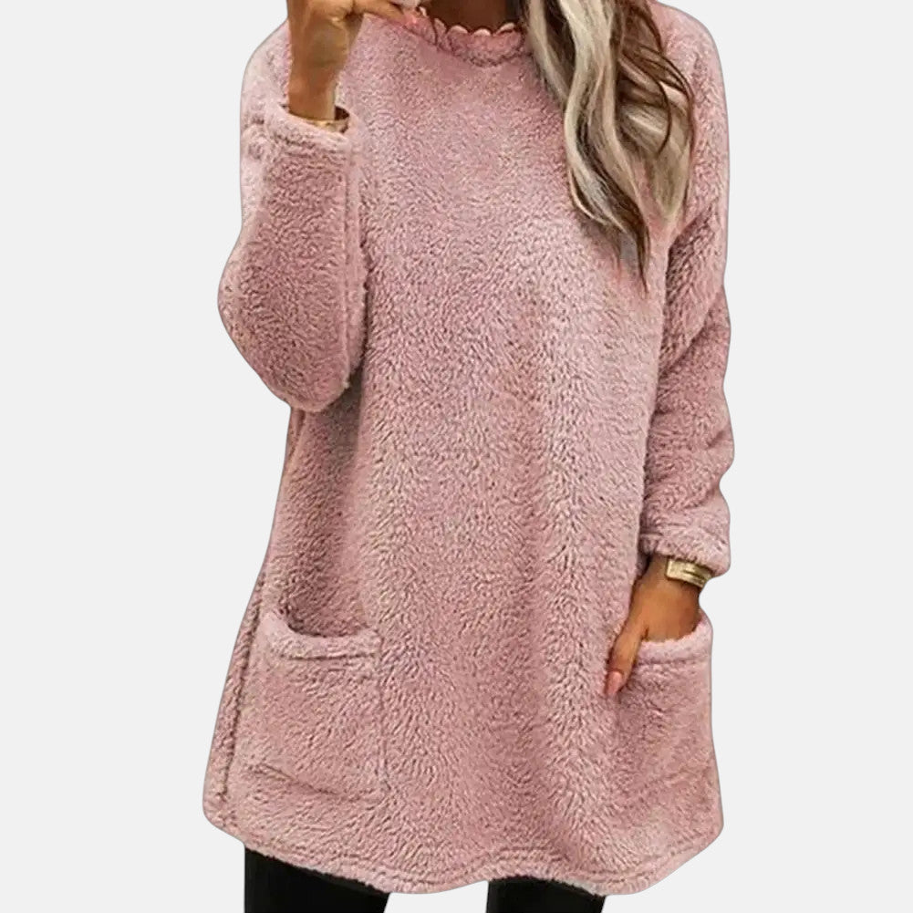ISABEL – COZY FLEECE LONG SWEATSHIRT