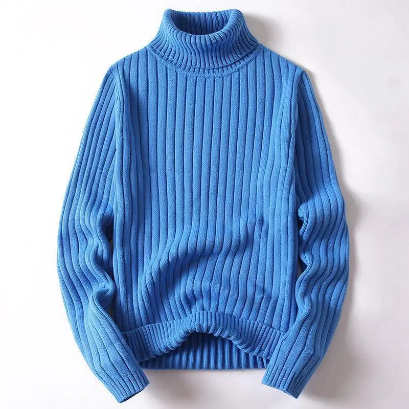 Ribbed Turtleneck Sweater