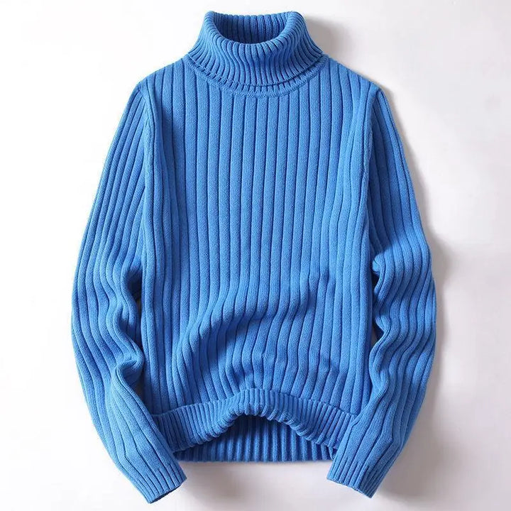 Ribbed Turtleneck Sweater