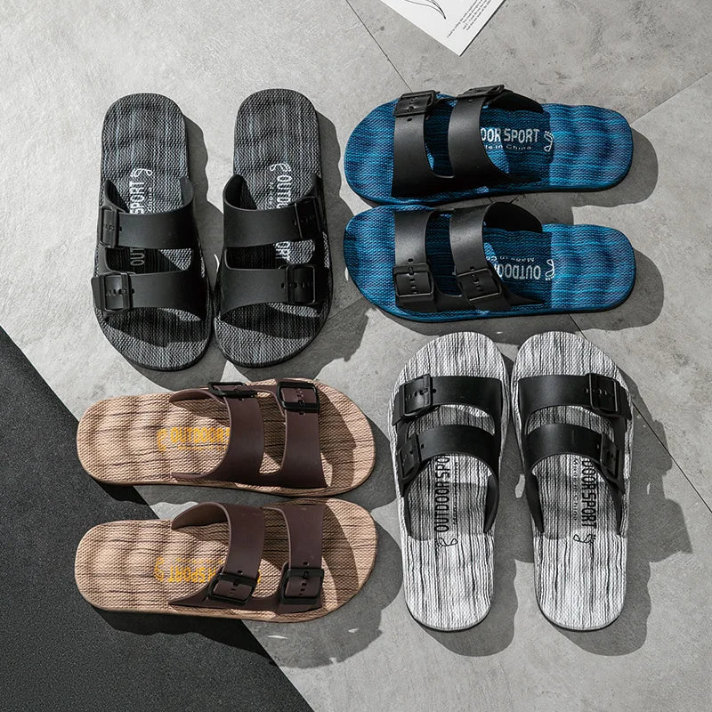 Van Belmont Orthopedic Leather Slippers
