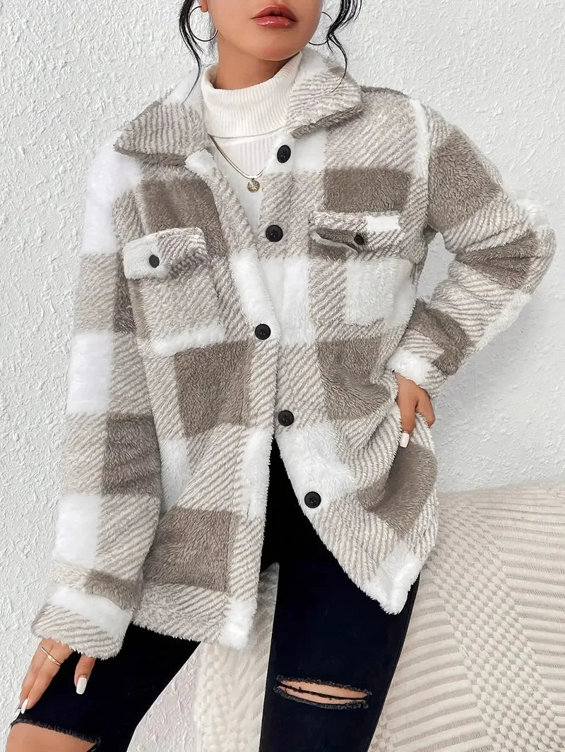 REBECCA – COZY BUTTON JACKET
