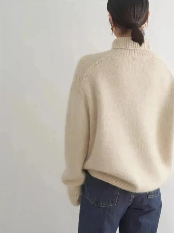 Ladies Turtleneck Sweater Soft Knit