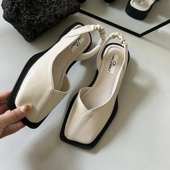 Celine Square Toe Flats