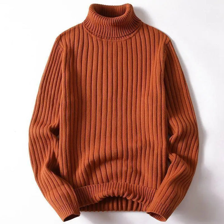 Ribbed Turtleneck Sweater