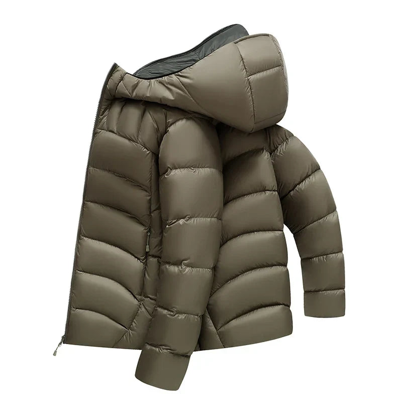 Nordic White Duck Down Puffer Jacket