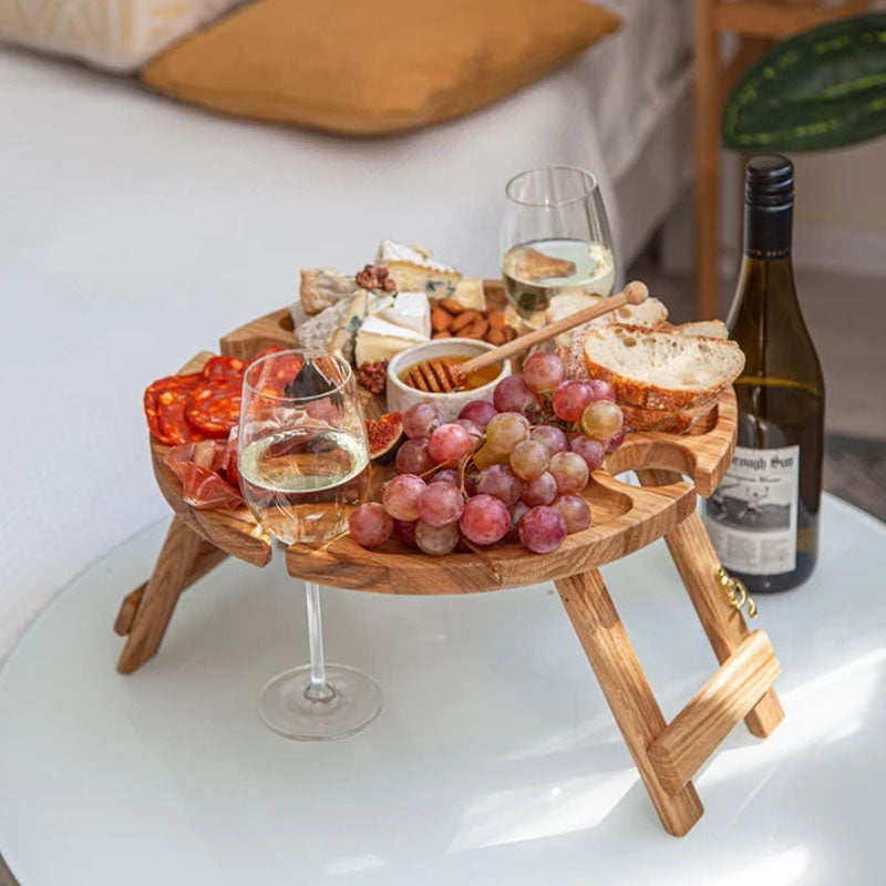 Nordic Sommelier Portable Wooden Table