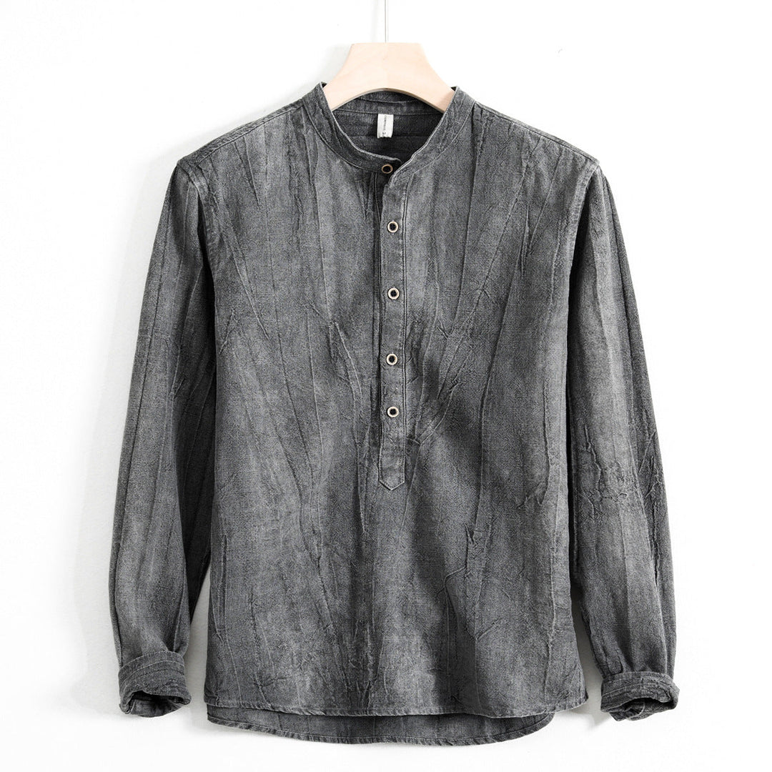 Henry Brook Long Sleeve Linen Shirt