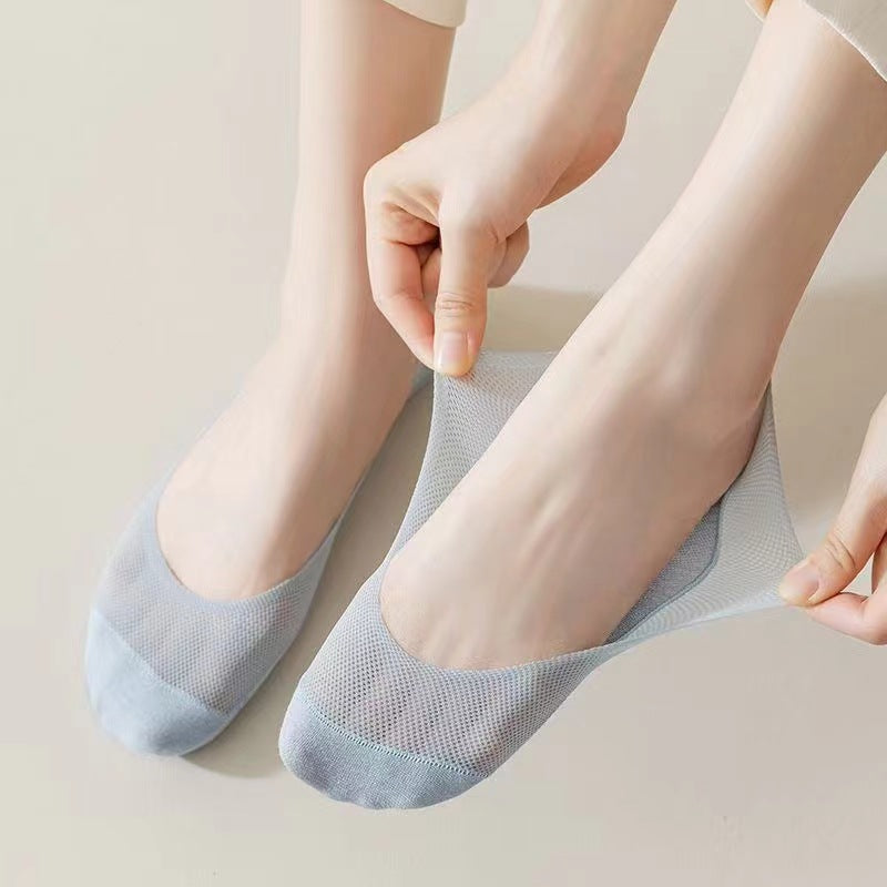 Ladies Invisible Breathable Non-Slip Socks