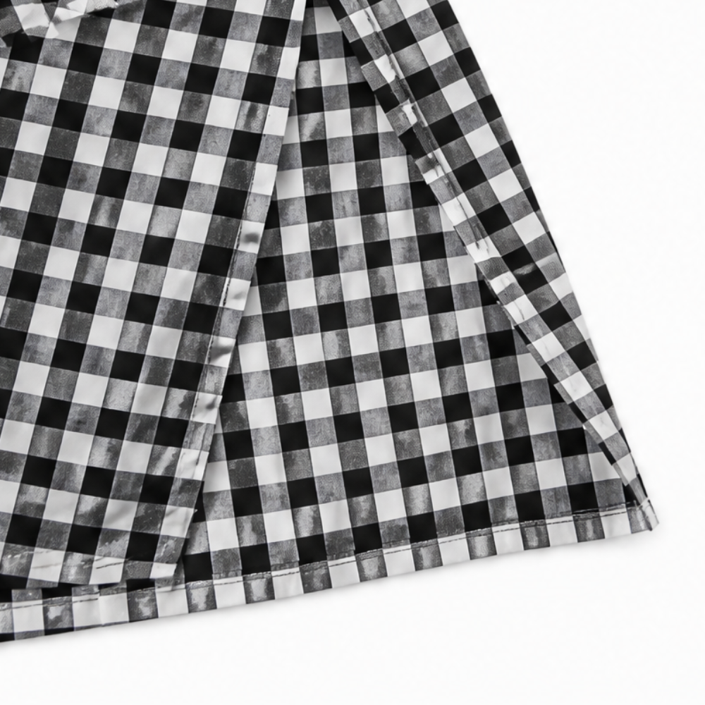 Paisley | Women's Shirt Dress with Checks and Pockets