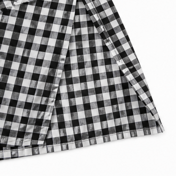 Paisley | Women's Shirt Dress with Checks and Pockets