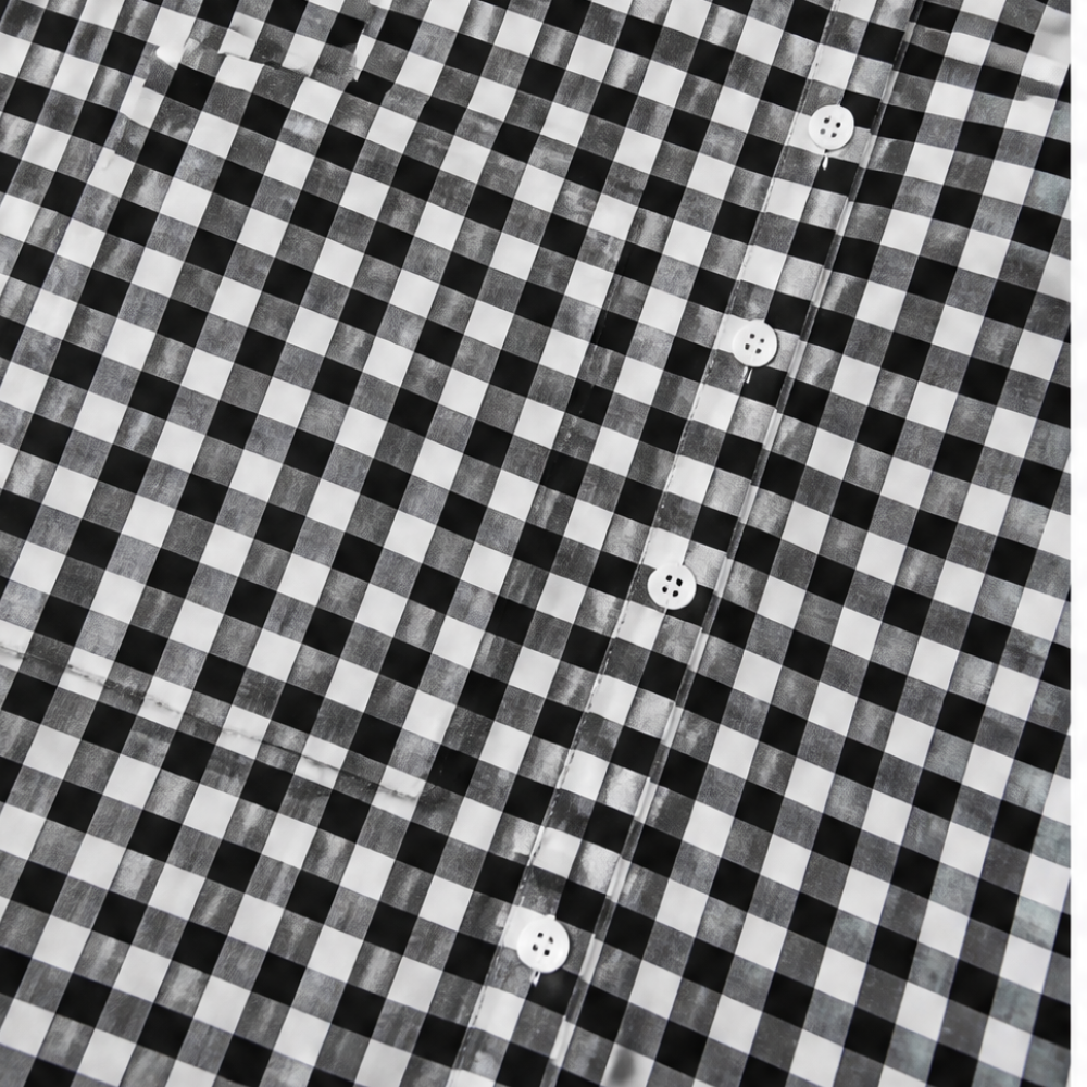 Paisley | Women's Shirt Dress with Checks and Pockets