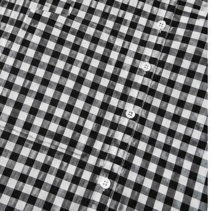 Paisley | Women's Shirt Dress with Checks and Pockets
