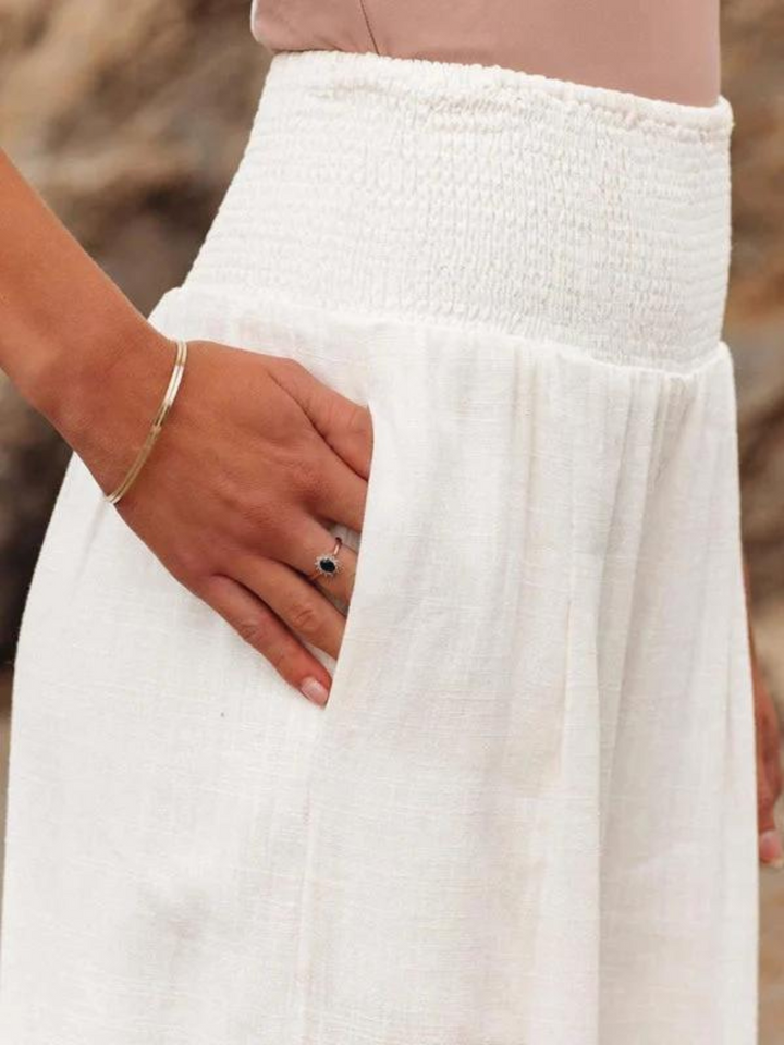 Maren | Beach Trousers with Wide Legs and Lightweight Fabric