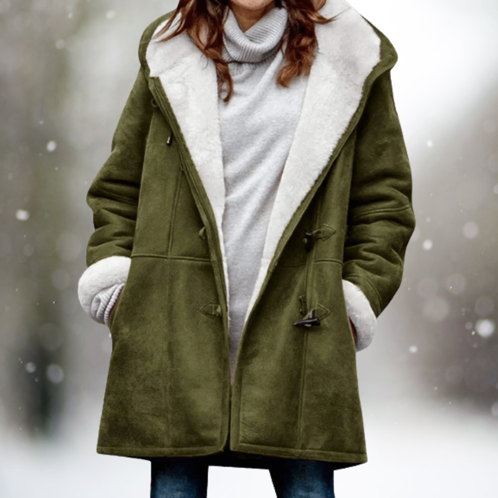 STACY – COZY WINTER COAT WITH HOOD