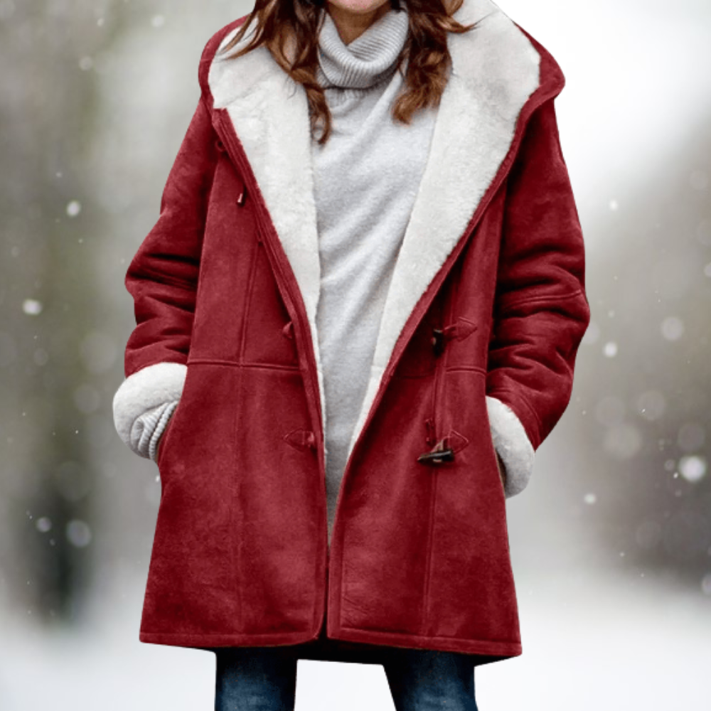 STACY – COZY WINTER COAT WITH HOOD