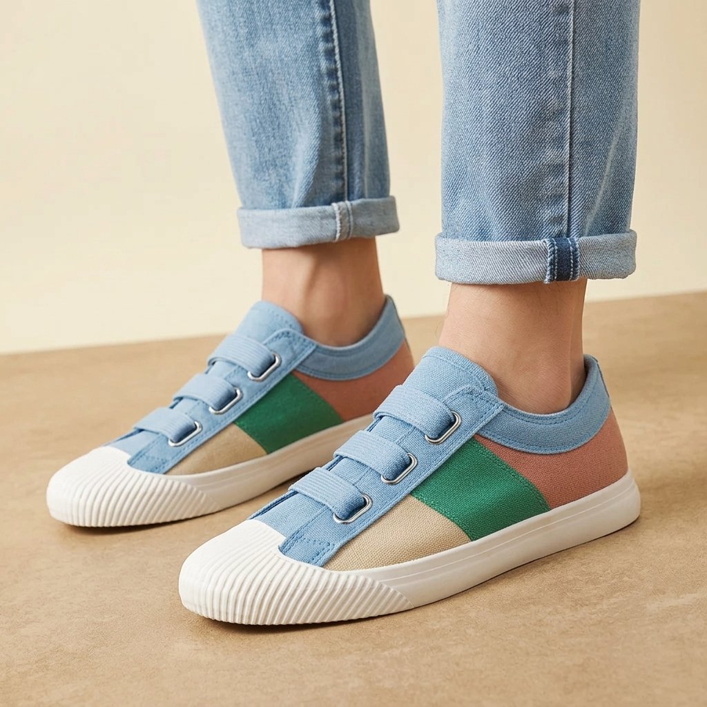 Monet Canvas Sneakers