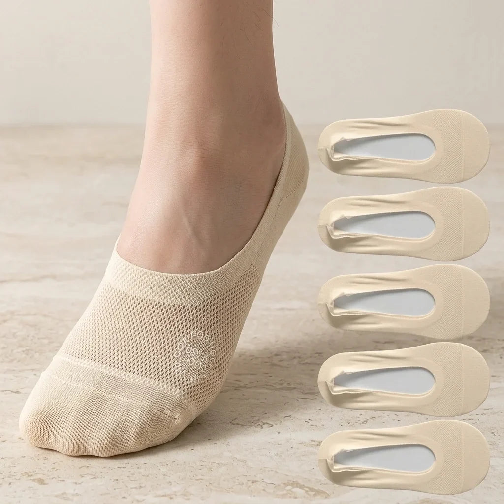 Invisible Breathable Reinforced Toe Socks