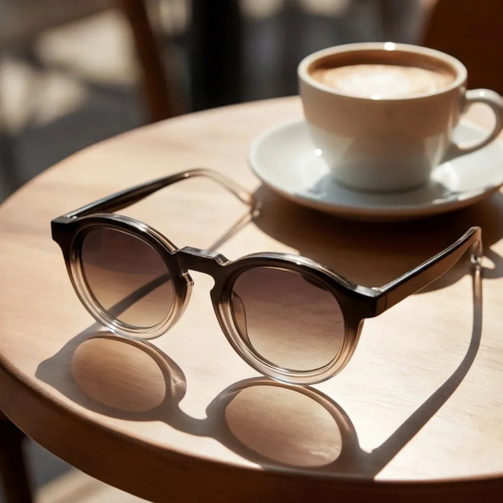 Milano Retro Round Sunglasses