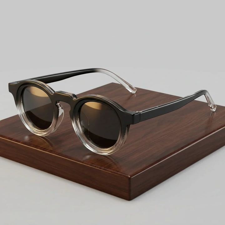 Milano Retro Round Sunglasses