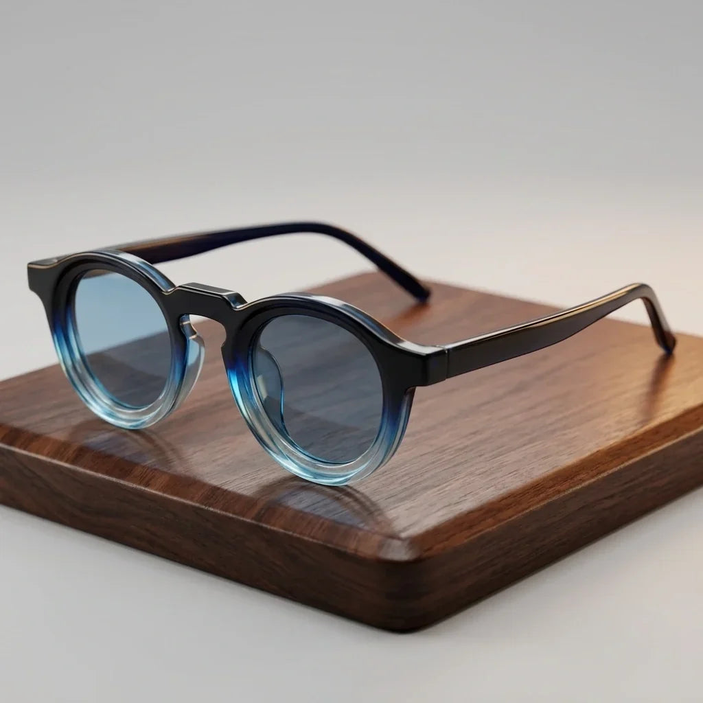 Milano Retro Round Sunglasses