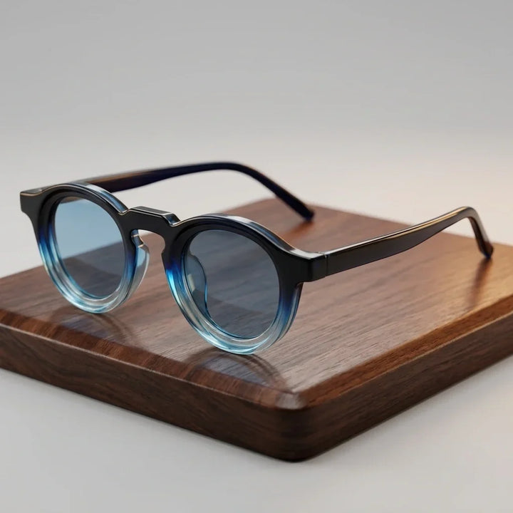 Milano Retro Round Sunglasses