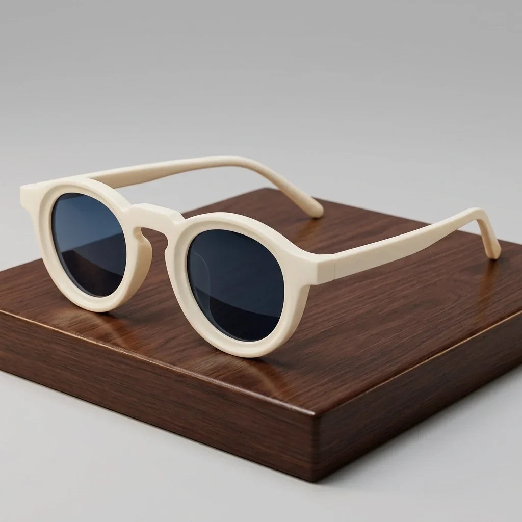 Milano Retro Round Sunglasses