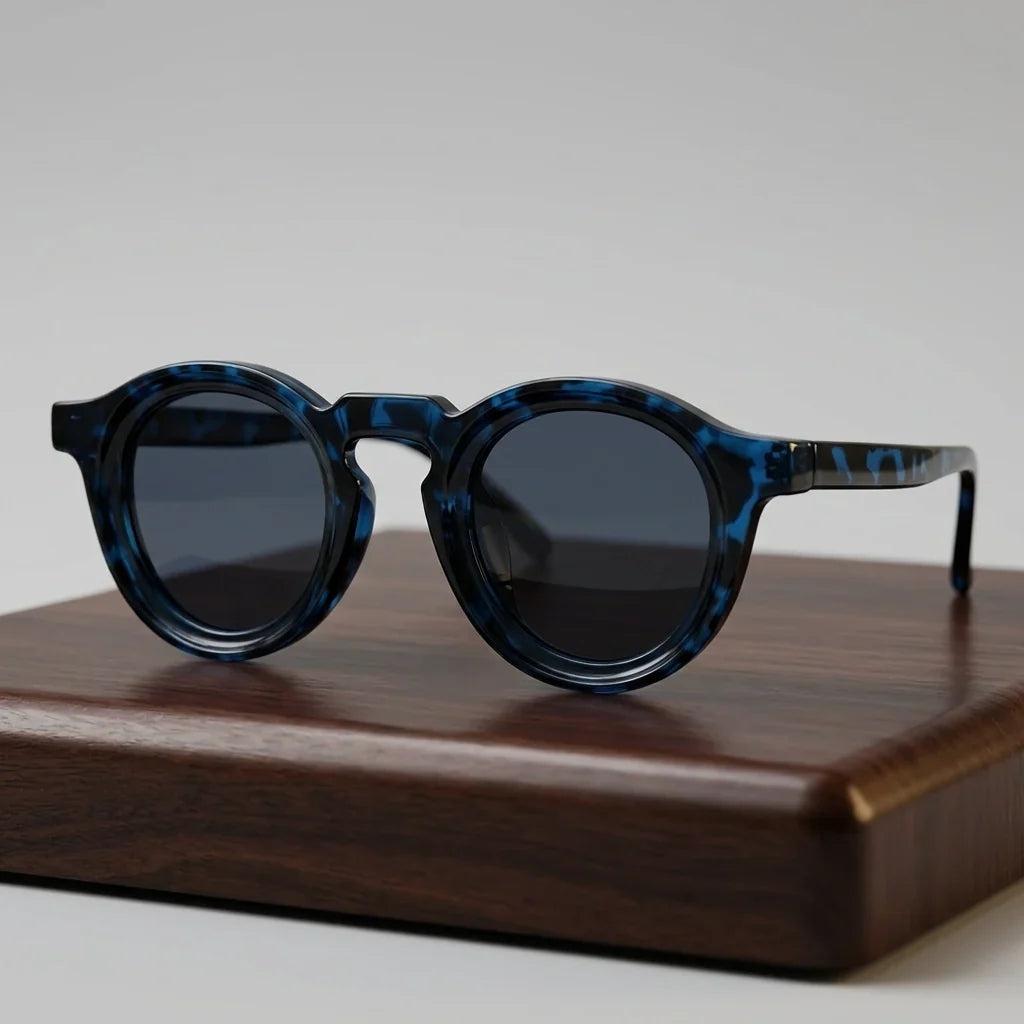 Milano Retro Round Sunglasses