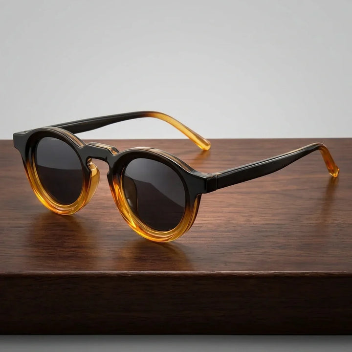 Milano Retro Round Sunglasses