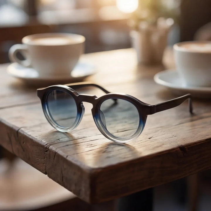Milano Retro Round Sunglasses