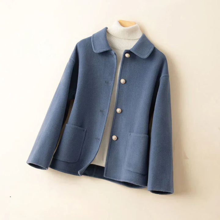 Madison Pearl Cashmere Coat