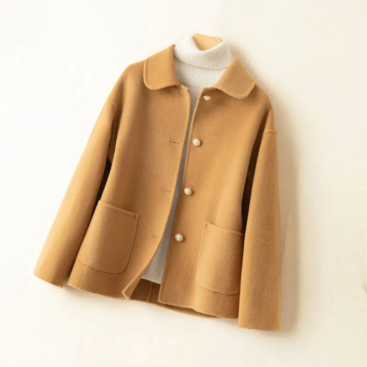 Madison Pearl Cashmere Coat