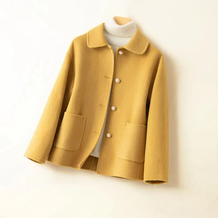 Madison Pearl Cashmere Coat