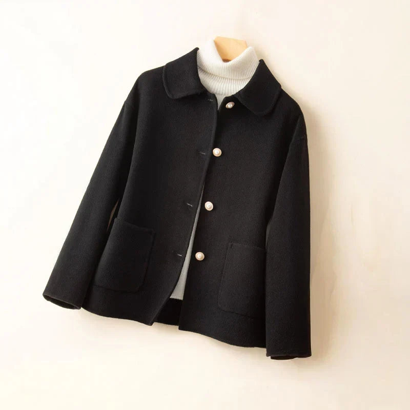 Madison Pearl Cashmere Coat