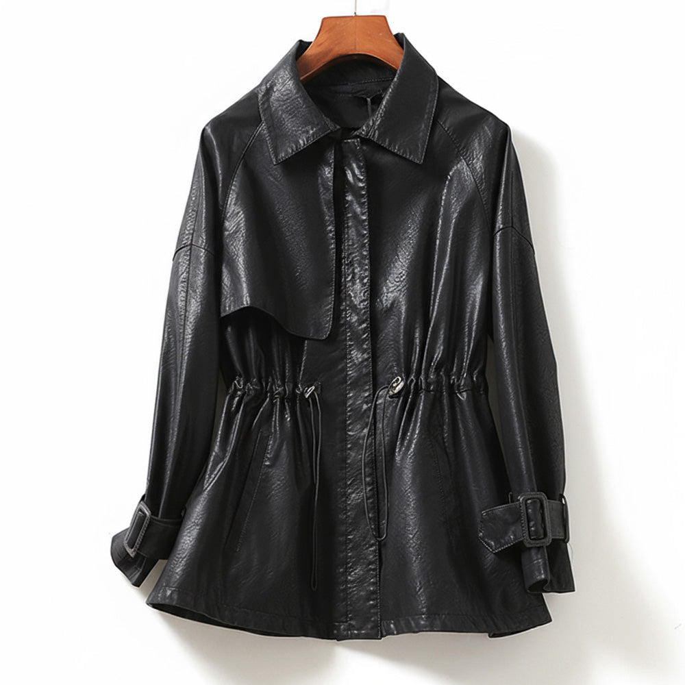 Violet Leather Jacket
