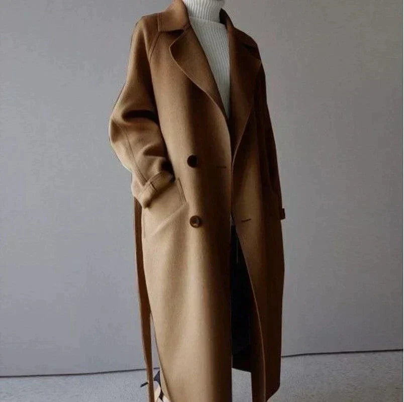 Sarah - Long Wool Coat