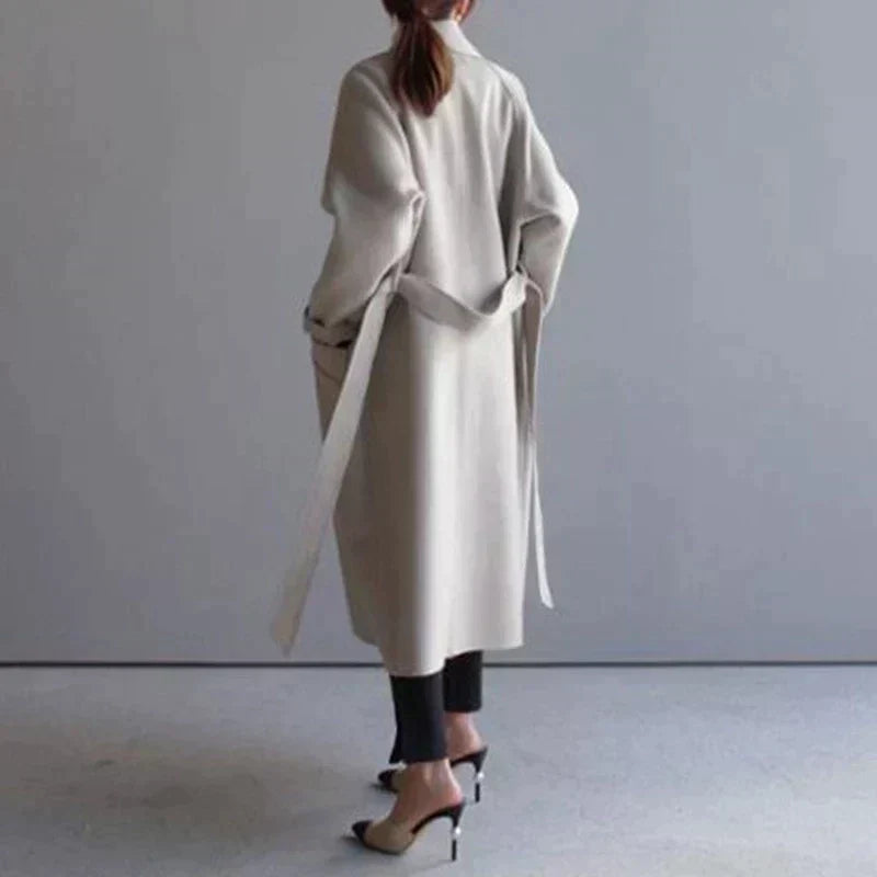 Sarah | Long Wool Coat
